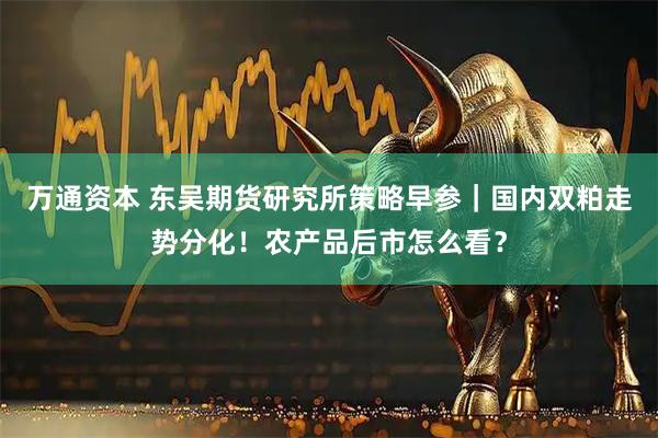 万通资本 东吴期货研究所策略早参｜国内双粕走势分化！农产品后市怎么看？