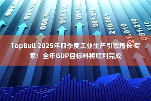 TopBull 2025年四季度工业生产引领增长 专家：全年GDP目标料将顺利完成